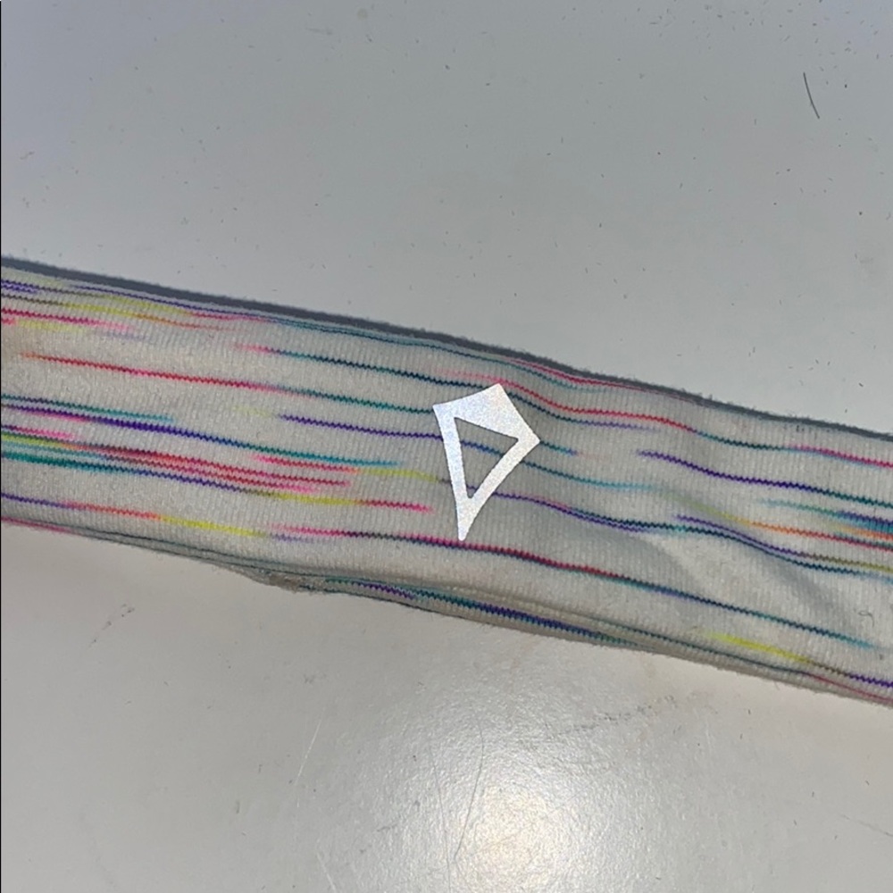 striped ivivva thin athletic headband